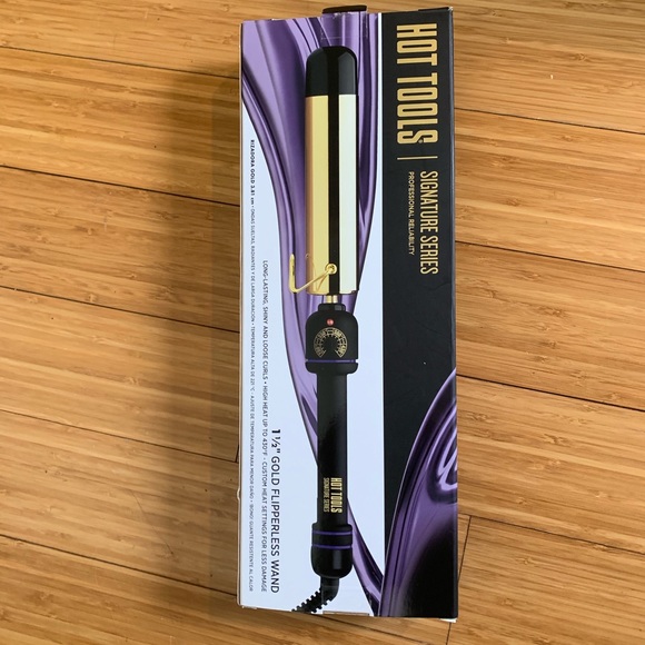 1 1/2 Hot tools gold flipperless wand - Picture 4 of 5